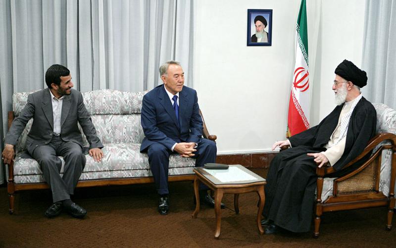 Встреча президента Казахстана с великим лидером Исламской революции