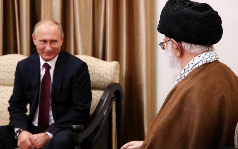 Встреча президента России с великим лидером Исламской революции