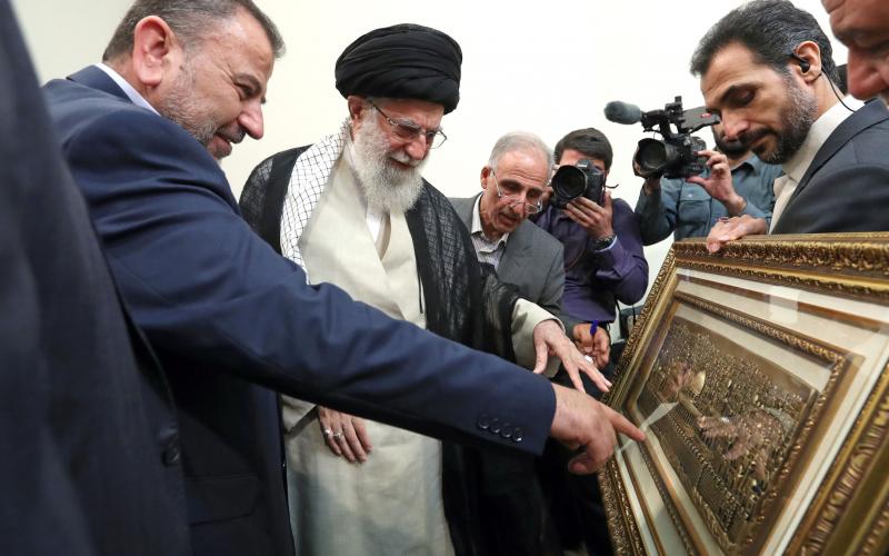 Встреча замглавы политбюро ХАМАС с аятоллой Хаменеи