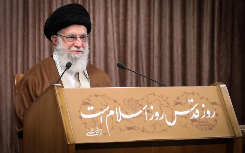 Телеобращение лидера Исламской революции по случаю Всемирного дня Аль-Кудс