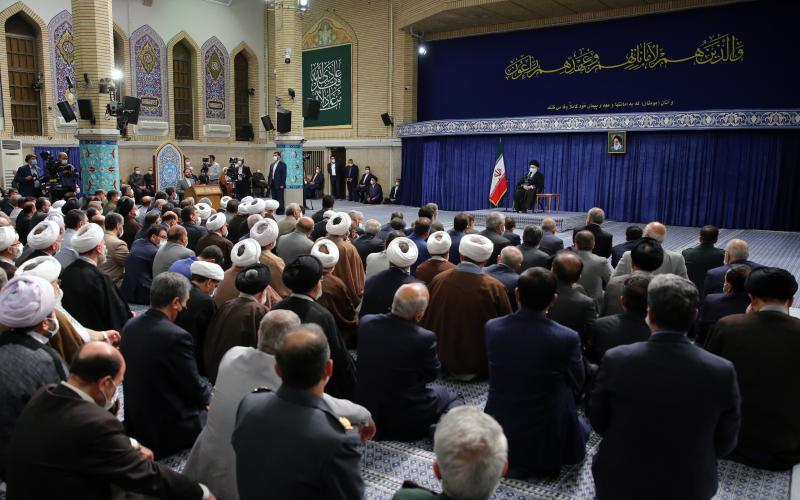 Встреча должностных лиц страны с лидером Исламской революции