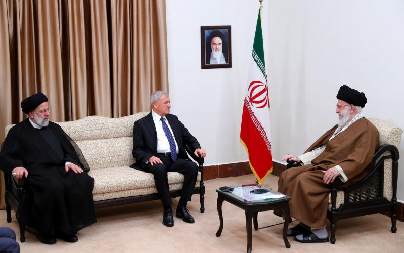 Встреча президента Ирака с лидером Исламской революции