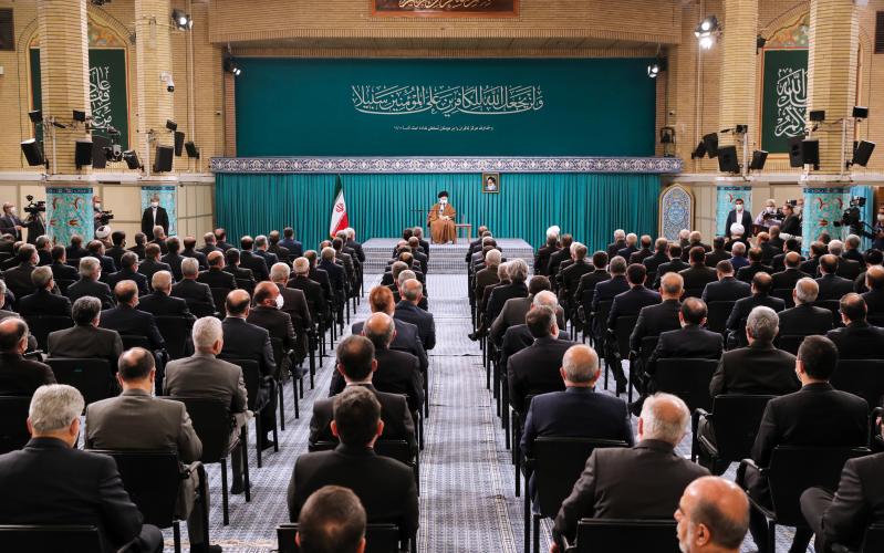 Встреча сотрудников МИД, послов и представителей дипмиссий ИРИ за рубежом с аятоллой Хаменеи