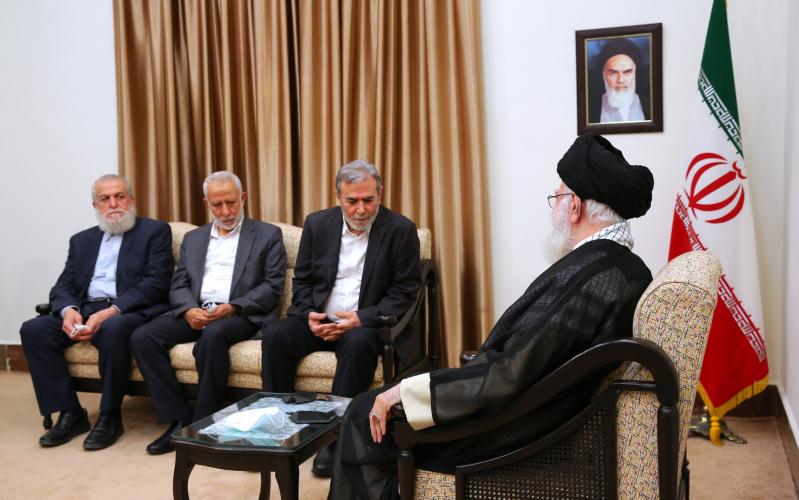 Встреча генерального секретаря палестинского движения «Исламский джихад» с аятоллой Хаменеи