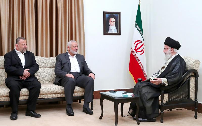 Встреча Исмаила Хании с великим лидером Исламской революции