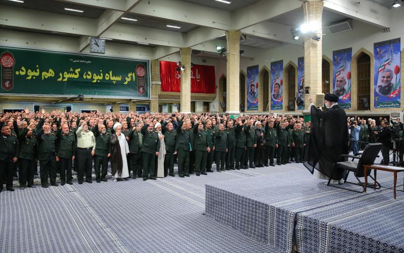Встреча членов Высшего командного состава КСИР с аятоллой Хаменеи