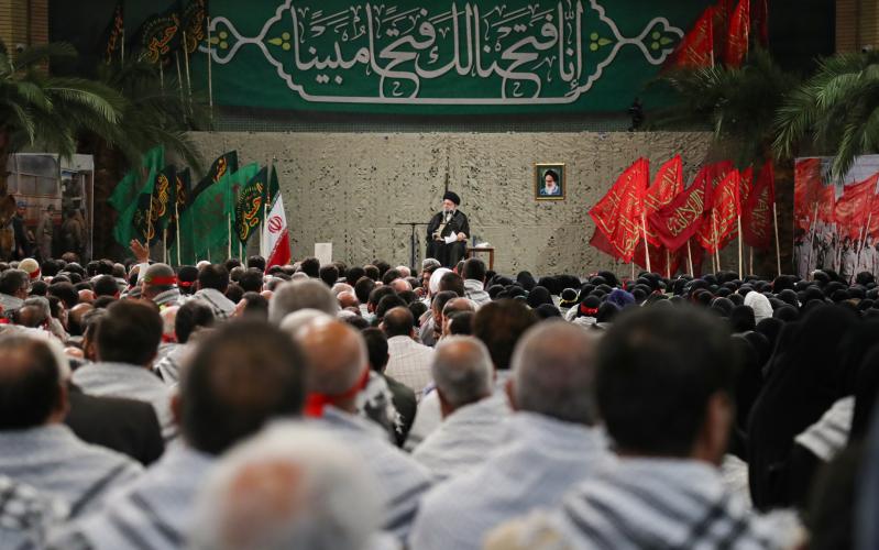 Встреча группы ветеранов и активистов Священной обороны и Сопротивления с лидером Исламской революции